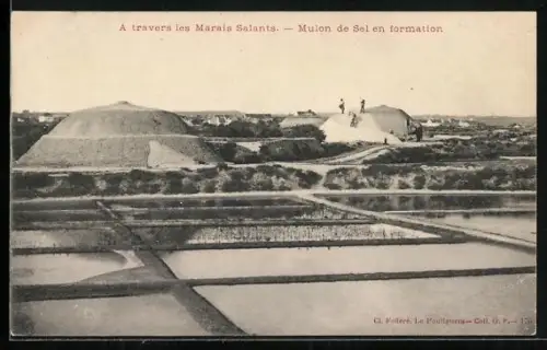 AK A travers les Marais Salants, Mulon de Sel en formation