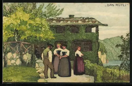 AK Das Rütli, Bundesfeier 1913, Gegen die Tuberkolose