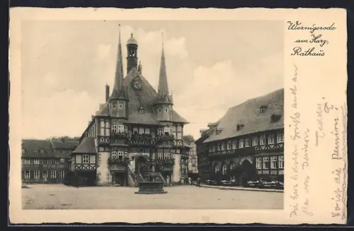AK Wernigerode am Harz, Rathaus