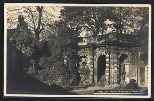 AK Dresden, Zwinger, Nymphenbad