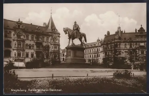 AK Magdeburg, Kaiser-Wilhelm-Denkmal