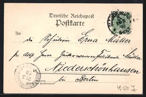 AK Magdeburg, Alter Markt, Rathaus, Dom