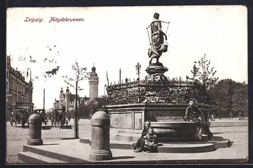 AK Leipzig, Mägdebrunnen