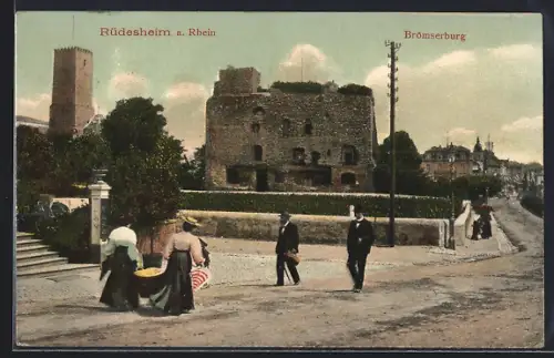 AK Rüdesheim a. Rhein, Brömserburg