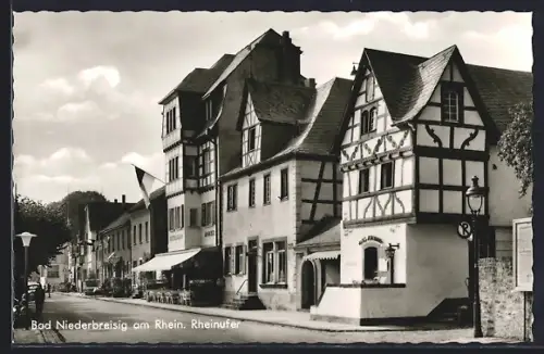 AK Bad Niederbreisig am Rhein, Rheinufer