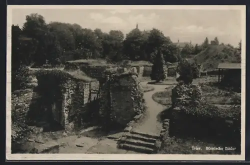 AK Trier, Römische Bäder