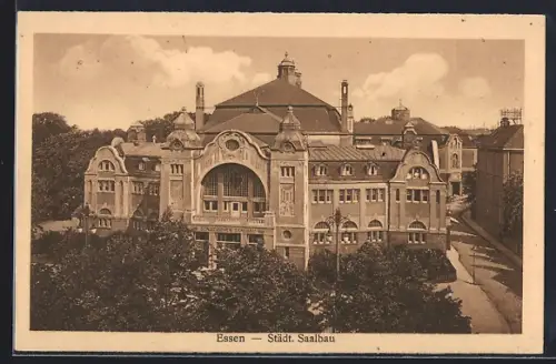 AK Essen, Städt. Saalbau