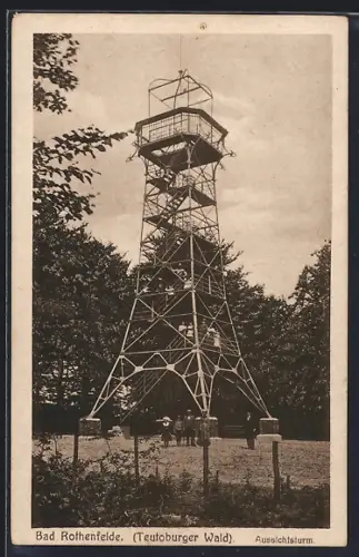 AK Bad Rothenfelde, Partie am Aussichtsturm