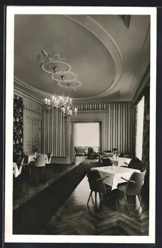 AK Wulfshagenerhütten, Hotel zum Postillon, Innenansicht