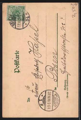 Künstler-AK Carl Münch: Berlin-Kreuzberg, Partie im Victoriapark