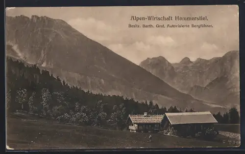 AK Schönau / Königssee, Gasthof Hammerstiel, Bes. B. Graf