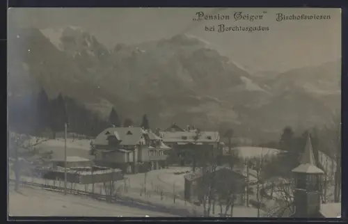 AK Bischofswiesen bei Berchtesgaden, Pension Geiger