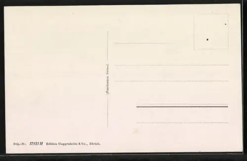 AK Vaduz, Teilansicht mit Rappenstein