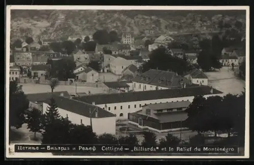 AK Cetinje / Cettigne, Billiarda et le Relief du Montenegro