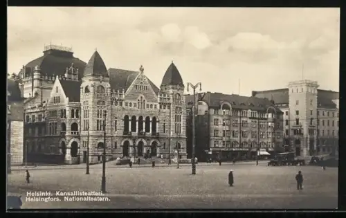 AK Helsinki / Helsingfors, Kansallisteatterie, Nationalteatern