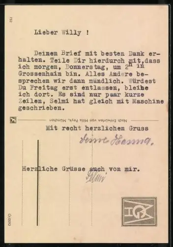 Künstler-AK Hilla Peyk: Kleines Mädchen mit Puppenwagen