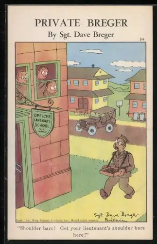 AK US-Soldat verteilt Schulterklappen, Private Breger by Sgt. Dave Breger