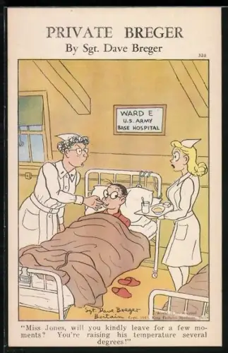 AK zwei Krankenschwestern bei einem US-Soldaten, Private Breger by Sgt. Dave Breger