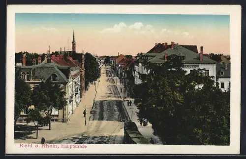 AK Kehl a. Rhein, Hauptstrasse