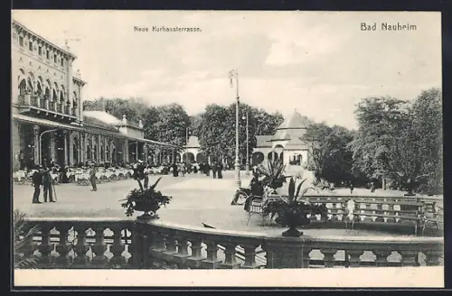 AK Bad Nauheim, Neue Kurhausterrasse