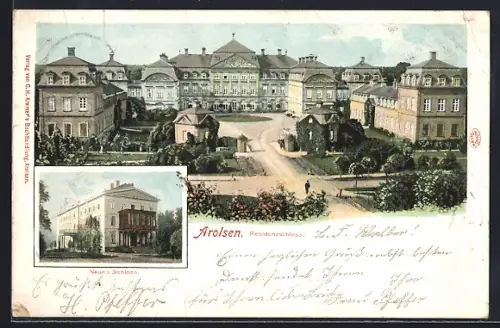 AK Arolsen, Residenzschloss, Neues Schloss