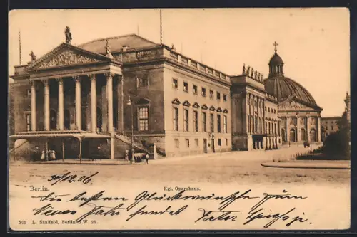 AK Berlin, Kgl. Opernhaus