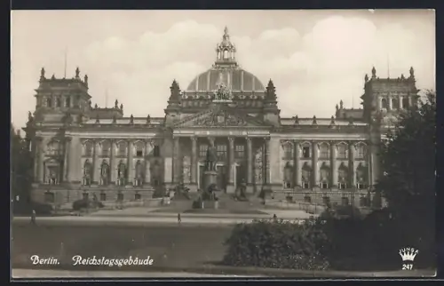 AK Berlin-Tiergarten, Reichstagsgebäude