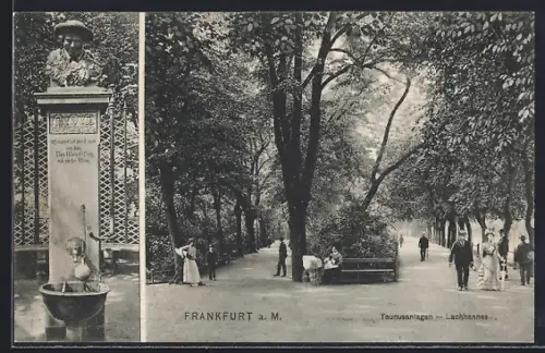 AK Frankfurt a. M., Taunusanlagen, Lachhannes