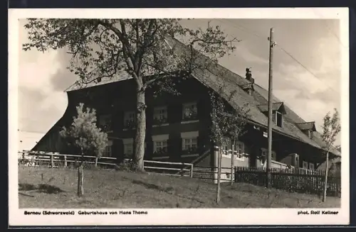 AK Bernau /Schwarzwald, Geburtshaus von Hans Thoma