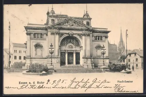 AK Essen a. d. Ruhr, Stadttheater