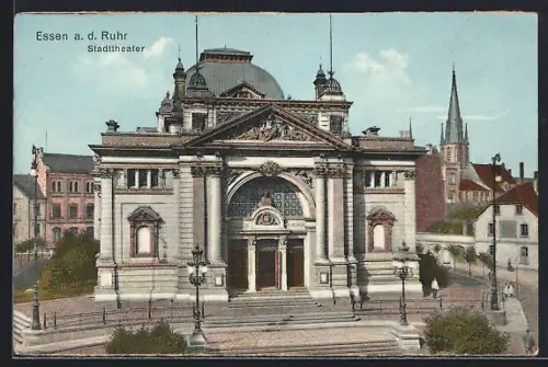 AK Essen a. d. Ruhr, Stadttheater