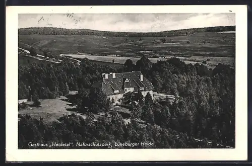 AK Niederhaverbeck /Lüneburger Heide, Gasthaus Heidetal, Naturschutzpark