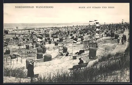 AK Wangeroog, Blick auf Strand und Meer