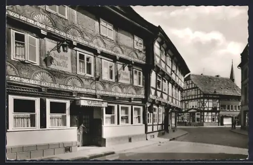 AK Höxter /Weser, Alte Fachwerkhäuser