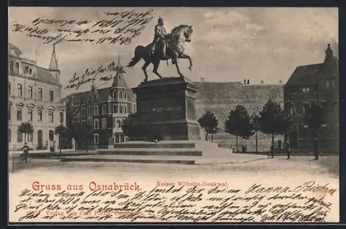 AK Osnabrück, Kaiser Wilhelm-Denkmal