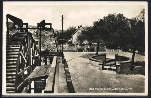 AK Bad Nauheim, Am Ludwigsbrunnen