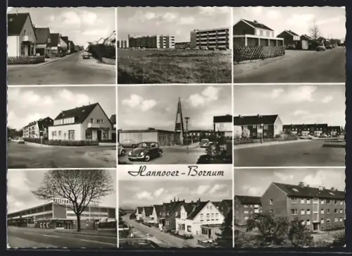 AK Hannover-Bornum, Wohnsiedlungen, Geschäftshaus, Kirche