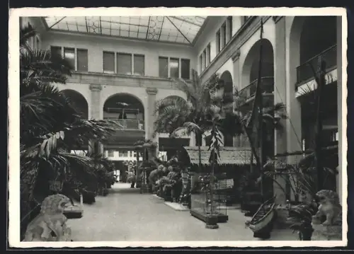 AK Bremen, Übersee-Museum, Eingeborenenhütte aus der Südsee