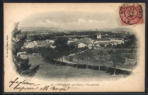 AK Virecourt près Bayon, Vue générale