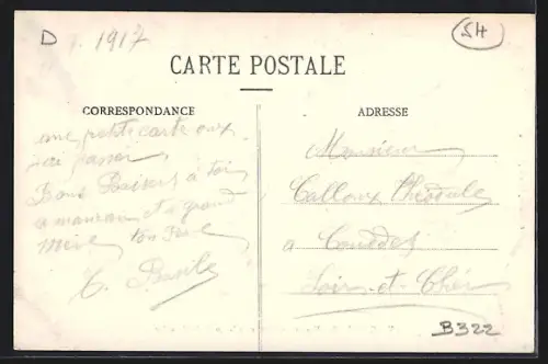 AK Vacqueville, Vue générale prise de la Route de Merviller