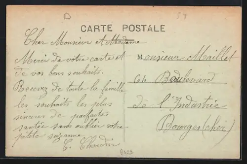 AK Millery, Vue sur la Moselle