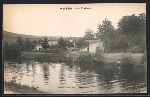 AK Messein, Les Turbines et le paysage fluvial paisible