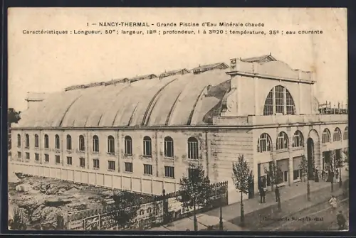 AK Nancy, Grande Piscine d`Eau Minérale chaude de Nancy-Thermal