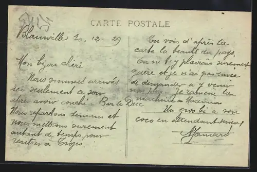 AK Blanville, Vue générale de la Filature