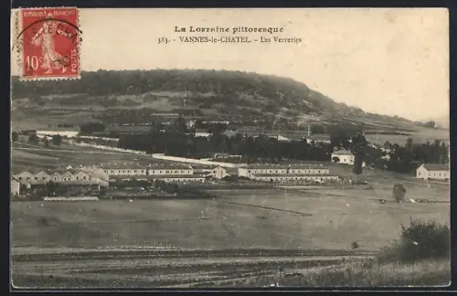 AK Vannes-le-Châtel, Les Verreries dans la campagne pittoresque de Lorraine