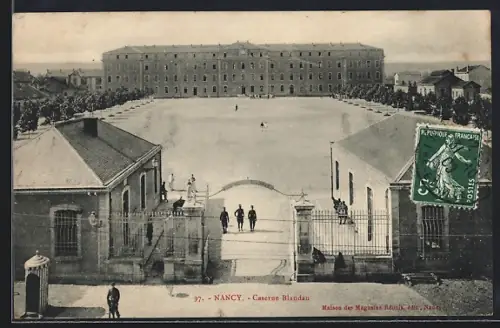 AK Nancy, Caserne Blandan vue depuis l`entrée principale