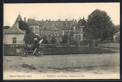 AK Haroué, Le Château, Facade sur la Rue