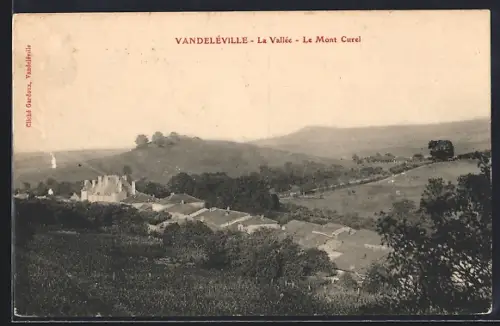 AK Vandeléville, La Vallée, Le Mont Curel
