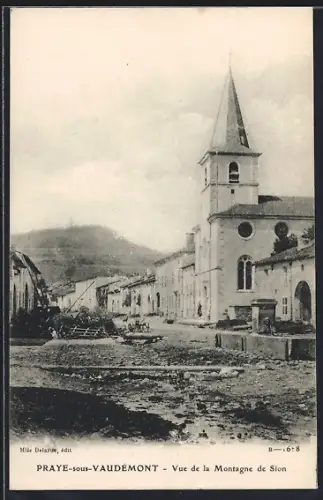 AK Praye-sous-Vaudémont, Vue de la Montagne de Sion