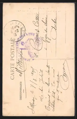 AK Toul, La sortie des eaux de l`Ingressin dans le Front Ouest des Fortifications de la Place